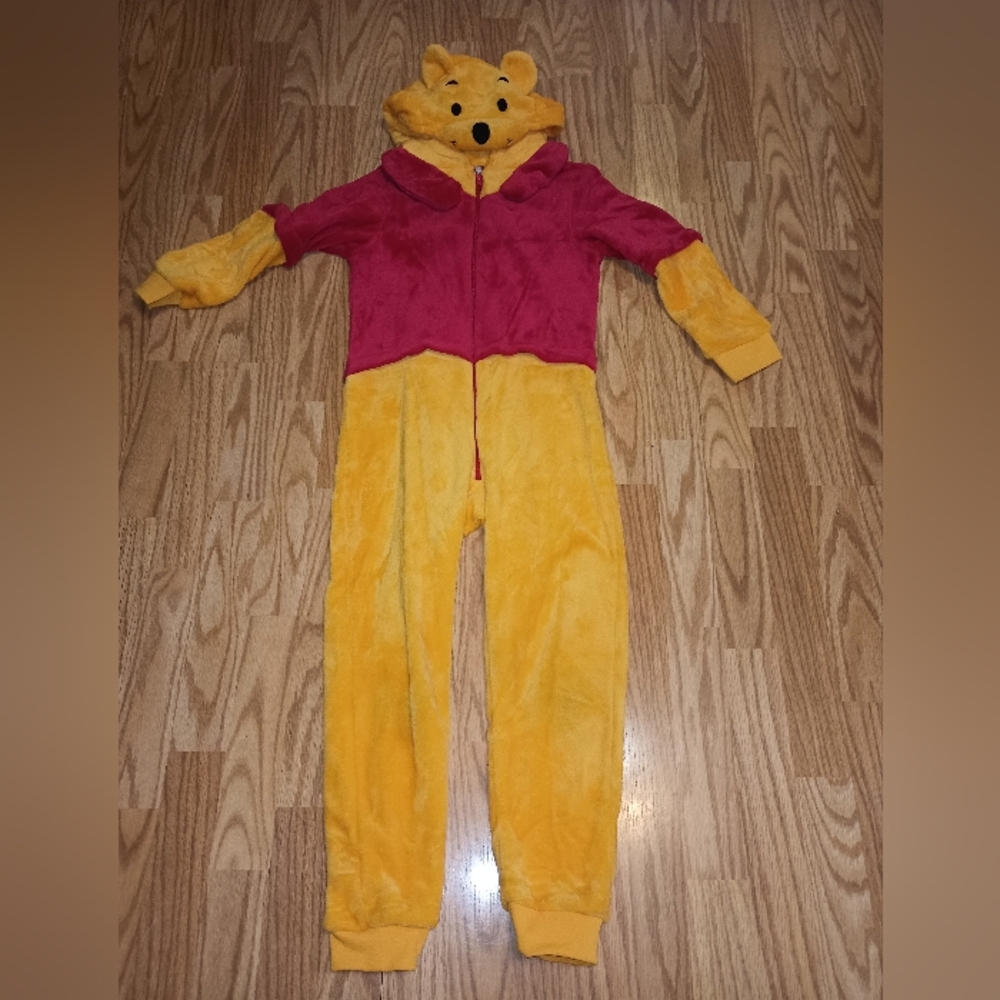 Winnie The Pooh Hooded Union Suit For Kids. 10 Years
